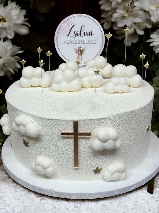 Neska Tortaműhely – keresztelő / bérmálás torta (711. kép)